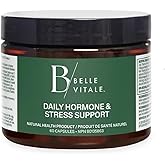 BODi Belle Vitale Daily Hormone & Stress Support - Ashwagandha & Rhodiola - Helps Combat Stress & Supports Healthy Cortisol Levels - Vitamin B12 Help Energy Metabolism & Immune Health - 60 Capsules