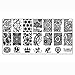 Kingfansion 10pcs Splendid Women Nail Art DIY Nail Image Plate Print Nail Art Template Stamp Stamping
