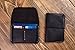 Genuines Leather Passport Holder for Men & Women Wallet Case for 1 or 2 Passports (Vintage black)