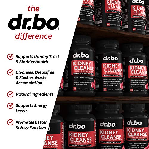 Kidney Cleanse Detox Support Supplement Natural Cranberry, Juniper