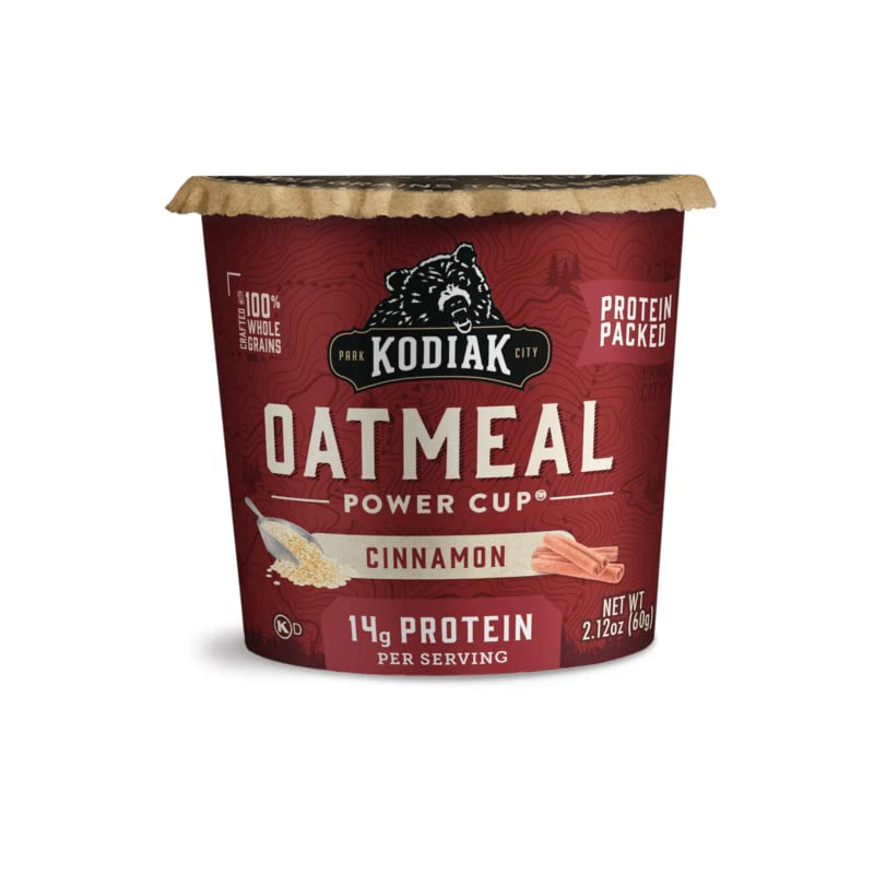 Kodiak Cakes Instant Oatmeal Cups Cinnamon High Protein Oatmeal Cup
