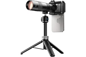 APEXEL 30X HD Telephoto Lens for iPhone Pro Max/Samsung/Android | High Power Zoom Camera Lens with Tripod Mount, Universal Smartphone Compatibility