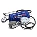 Aneroid Sphygmomanometer with Single Head Stethoscope and Carrying Case by Paramed – Professional Manual Blood Pressure Cuff – Lifetime Calibration for Guaranteed Accuracy(Dark Blue)