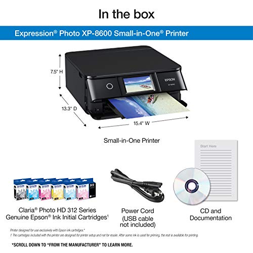 3 Epson+Expression+XP+8600+Wireless+Printer