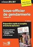 Concours sous-officier de gendarmerie cat B (100% efficace) (French Edition) by COLLECTIF