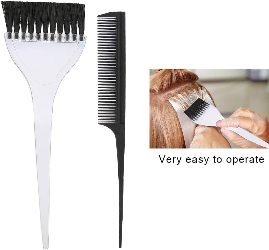 3 Sets Hair Dye Set, Hair Dye Brush, Salon Professional Hair Dye Tool