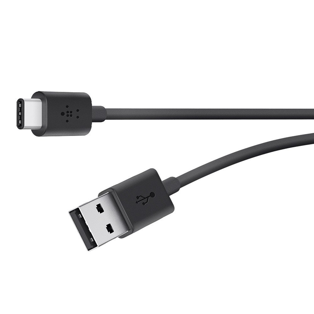 Belkin USB-IF Certified 2.0 USB-A to USB Type C (USB-C) Charge Cable, Black, 10 ft/3 m