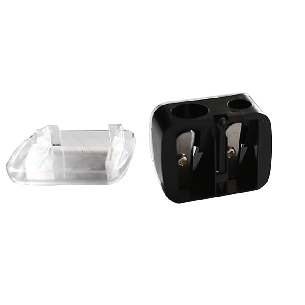 Double Holes Eyebrow Pencil Sharpener Makeup Tool Eyeliner Pencil Lipliner Pencil Sharpener : Beauty