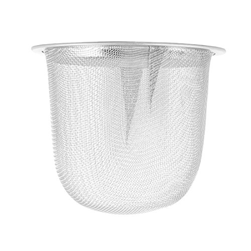 uxcell Stainless Steel Tea Leaf Spice Round Wire Mesh Teapot Filter Strainer 60mm Dia 50mm Depth 8pcs
