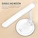 MoKo LED Desk Lamp, Portable with 1000mAh Rechargeable Battery, Eye-Caring Working/Reading/Studying Table Kids Lamp, Continuously Dimmable, Touch Control, Adjustable Arm, White
