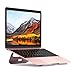 Satechi Lightweight Aluminum Portable Laptop Stand - Compatible with MacBook, MacBook Pro, Microsoft Surface Pro and more (Rose Gold)