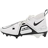 Nike Alpha Menace Pro 3 Mid Men's Football Cleats White Black DM1788-103 Size 9
