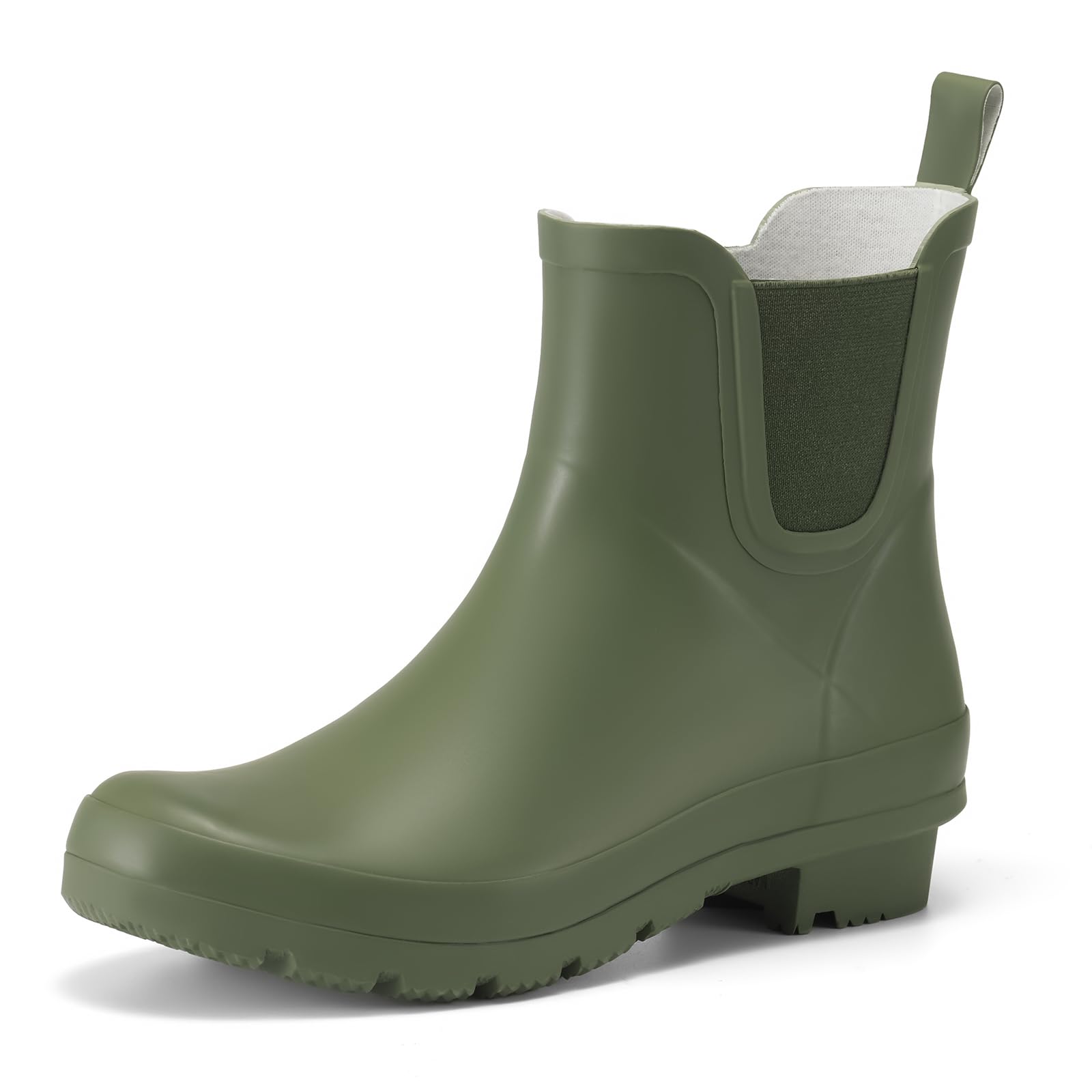 Photo 1 of HISEA Short Rain Boots for Women Waterproof, Women's Ankle Rubber Boot for Garden Farm Lightweight Fashion