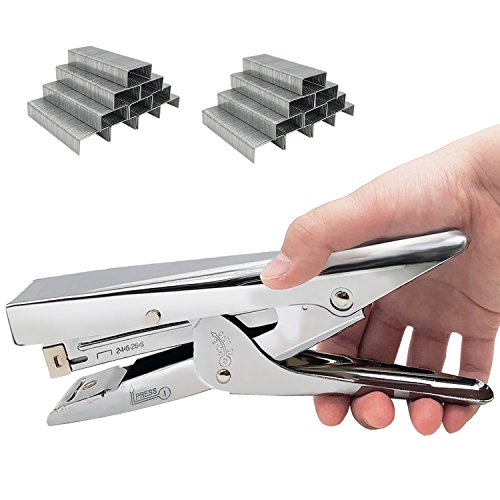 Heavy Duty Staplers - Desktop Staplers with 1000 Staples Stapler 20 sheets Capacity Fit 24/6 & 26/6 Staples for Home Office - Thumbnail 6