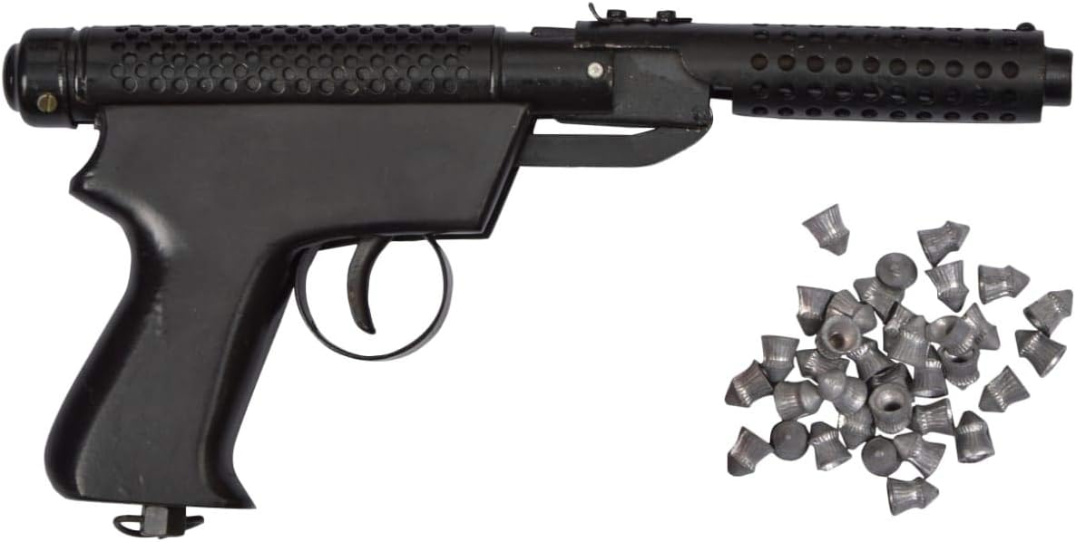 Black Toy Gun with Free 100 Bullets