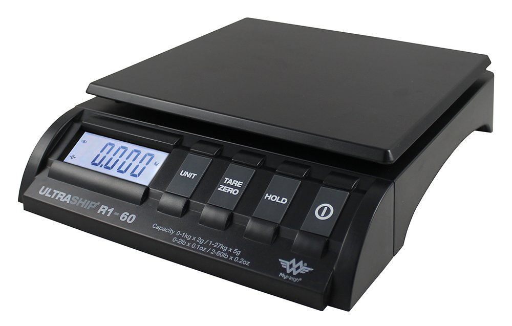 My Weigh Ultraship R1-60 Postal Scale & Mains Adaptor Pack