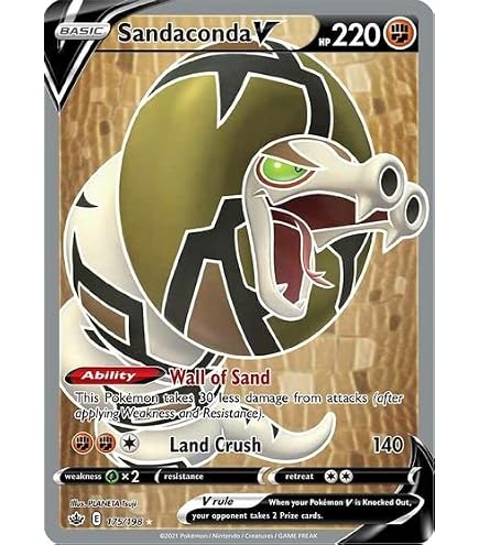 Liepard V - 180/198 - Full Art Ultra Rare - Sword & Shield