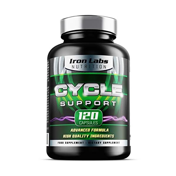 Cycle-Support-120-Capsules-On-Cycle-Support-with-Choline-to-support-Normal-Liver-Function-Exclusively-made-in-the-UK Cycle Support Supplement - NAC, Saw Palmetto and with Choline for Normal Liver Function - Vegan and Vegetarian Suitable…