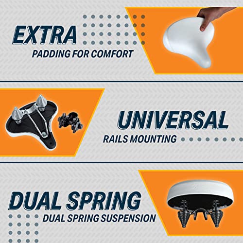 leather cruiser bike seat