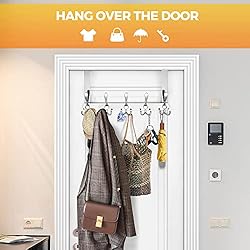 Ravinte Over The Door Hooks, 2 Pack Over The Door