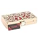 Fawziya Floral Handbags For Womens Purse Party Clutches-Red