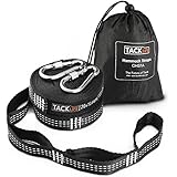 Hammock Straps, 24 Ft Total Heavy Duty 1500+ LBS XL Hammock Tree Straps with 40 Loops 2 Carabiners, Carrying Bag -Tacklife GHS1A Inelastic Suspension System Sets of Equipment Suitable for all Hammock