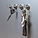 Magnetic Hook, Capacity Quality Chrome Plated for Tools, Keys, Towels, 2 Piece