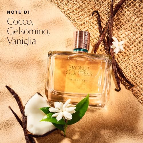 Bronze Goddess Eau Fraîche Spray - Profumo donna solare floreale con note di fiore di tiaré, cocco, ambra, sandalo e vaniglia, 100ml