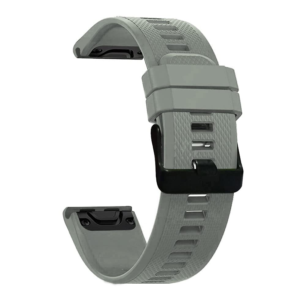 AISPORTS 22mm Quick Fit Watch Strap Compatible for Garmin Instinct 2/1/Crossover Strap Silicone Wristband Bracelet Replacement Band for Garmin Epix Pro Gen 2 47mm/Epix Gen 2 47mm — image 1