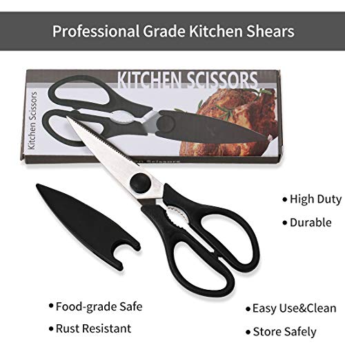6 Multi+Purpose+Scissors+Stainless+Cartilage+Vegetable