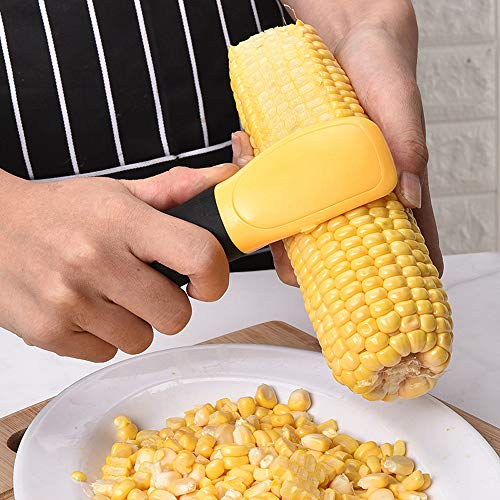 Ashero Corn Peeler, Corn Cob Remover Stripper Peeler Thresher Cutter Tool Stainless Steel Kernel Peeler for Home Kitchen