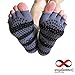 Yoga[Addict]™ Yoga Toeless Socks, 1 Pair & 3 Pairs Value Pack Set