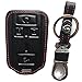 RPKEY Leather Keyless Entry Remote Control Key Fob Cover Case Protector Replacement Fit for Chevrolet Colorado Silverado 1500 2500 HD 3500 HD GMC Canyon Sierra 1500 2500 HD 3500 HD M3N-32337101…