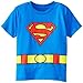 Toddler Superman Shirt Superman Cape Tee Toddler Cape Shirt Superman Shirt-11-3T
