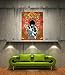 ICC Jimi Hendrix Guitar Poster Wall Hanging Trippy Tapestries 30 x 40 Inches Jimmie Hendrix Classic Rock legend Music Tapestry Jimmy Bohemian Decoration Psychedelic Hippie Large Vintage Decor Brown