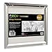 SECO Front Load Easy Open Snap Frame Poster/Picture Frame 8.5 x 11 Inches, Silver Metal Frame (SN8511-SV)