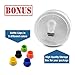 Utilwise Absolute Stretch Silicone Lids & Silicone Bottle Caps Set- 100% BPA Free- Perfect Coverage For Your Containers, Jars, Bowls & Bottles- Adjustable & User Friendly- Plastic Storing Box Included