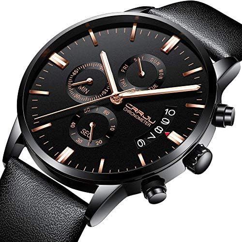 Men's Analogue Quartz Watches Waterproof Stainless Steel Classic Design Wrist Watch …