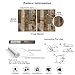 HaokHome 5005 Distressed Faux Wood Plank Wallpaper Rolls Brown/Tan Barnwood Wallpaper Murals Home Kitchen Bathroom Decoration 20.8