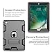 Topsky High Impact Resistant Hybrid Three Layer Armor Defender Full Body Protective Case for iPad 2/iPad 3/iPad 4 Bundle Grey Black