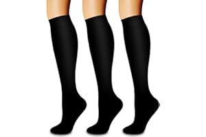 Laite Hebe 3 Pack Medical Compression Sock-Compression Sock for Women and Men-Best for Running,Nursing,Sports