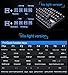 LINGBAO JIGUANSHI Mechanical Keyboard 87 Keys Computer Wired USB Backlit Metal Panels Gaming Keyboard (Mixed Light, Black Bezel, Black Cap, Blue Switches)