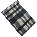 Generic Men's Silk Soft Retro Check Tassels Wrap Scarves 2 Designs
