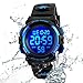 Kid Watch Sport LED Alarm Stopwatch Digital Child Quartz Wristwatch for Boy Girl U
