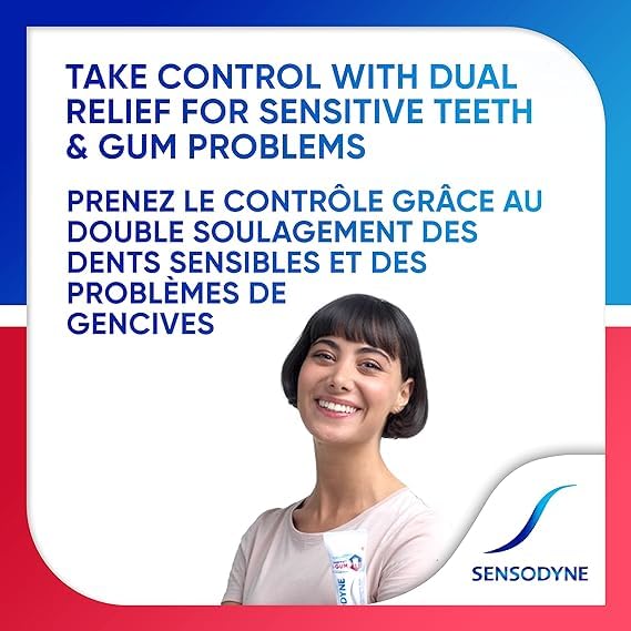 SENSODYNE, TOOTHPASTE SENSITIVITY GUM & ENAMEL MINT, 3.4 OUNCE