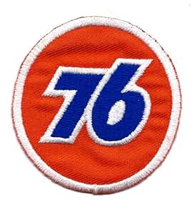 Amazon.com: 76 Logo Embroidered Iron On / Sew On Patch ...