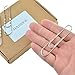 HAHIYO Paperclips Nonskid New Upgrade No Paper Scratch Large 3” Length Paper Clips with Curve Non Skid Heavy Duty Tight Grip Thick Rust Proof Reusable Metal Bright Silver for Home Office 30 Pack