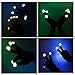 FOXNOVO LED Gloves 26cm 7 Colors Rave Finger Lighting Gloves Flashing for Party