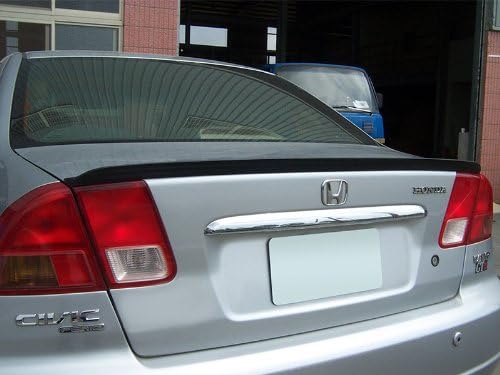 Deltalip Custom Painted Rear Trunk Boot Lip Spoiler For Honda Accord 7th 2003~2007 Sedan B92P-Nighthawk Black Pearl Streamlined Type