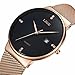 LIGE Men's Anglog Quartz watches Slim Business Casual Sport Wrist Watch
